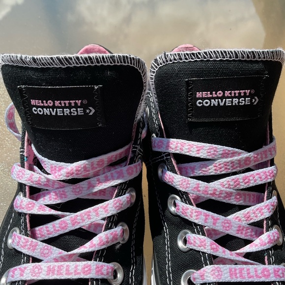Converse Hello Kitty Chuck Taylor All Star Madison 564630C Black.New! Women’s 9. - Picture 7 of 12